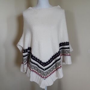 Anthro | Sleeping On Snow Woodland Stroll Poncho